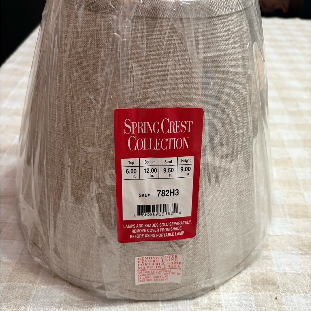 Spring Crest Collection Beige Lamp Shade